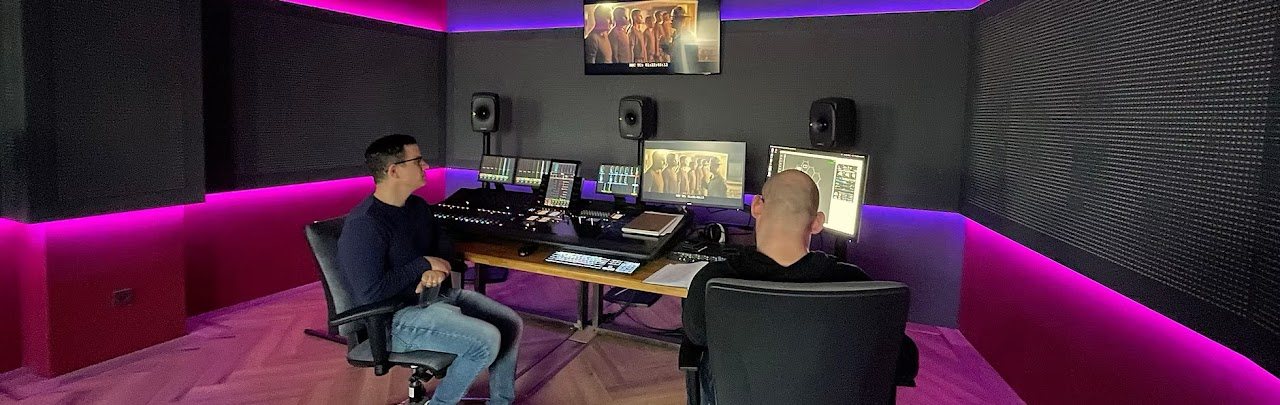 Pécs City Studios mixing room